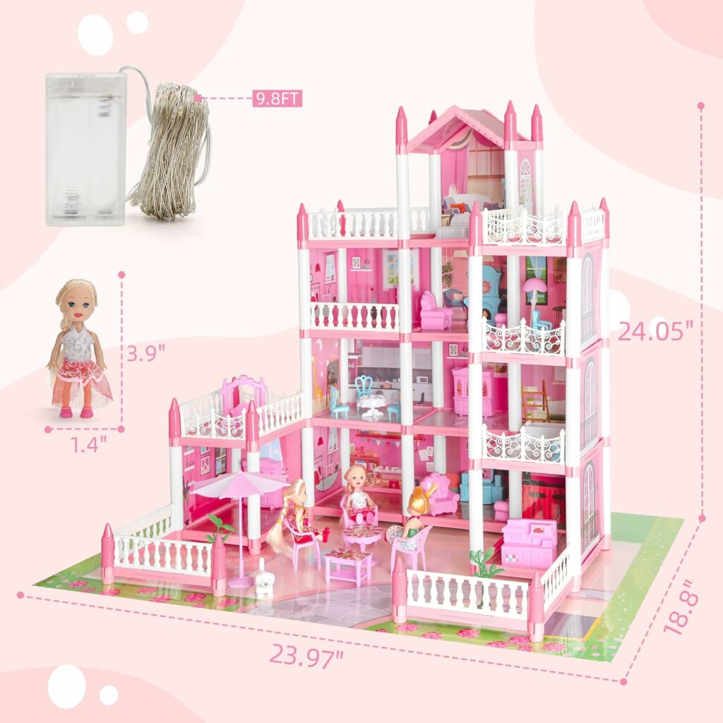 DreamVilla™ παιχνίδι βίλας πριγκίπισσας - Image 9