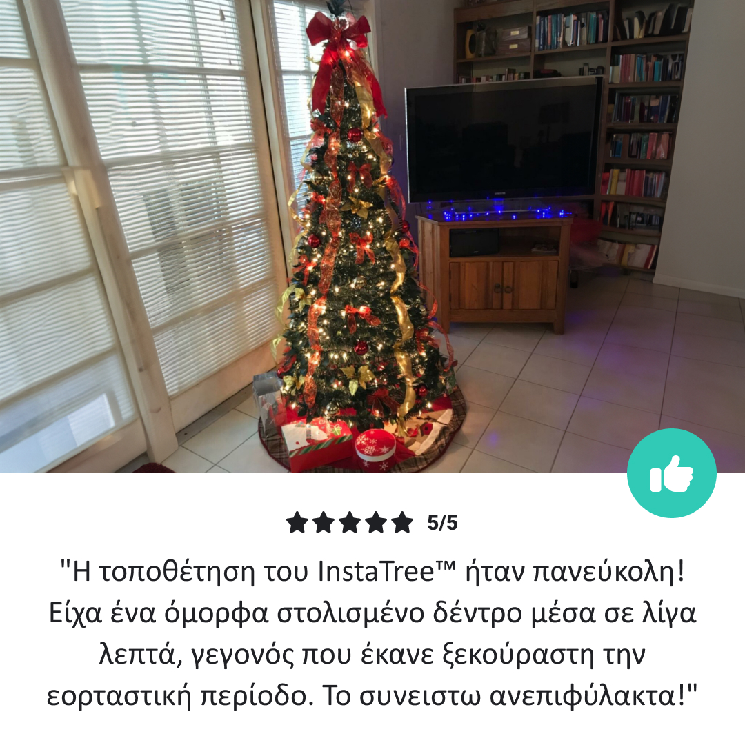 InstaTree™ Τρισδιάστατο Χριστουγεννιάτικο Δέντρο (180 εκ x 65 εκ) - Image 7