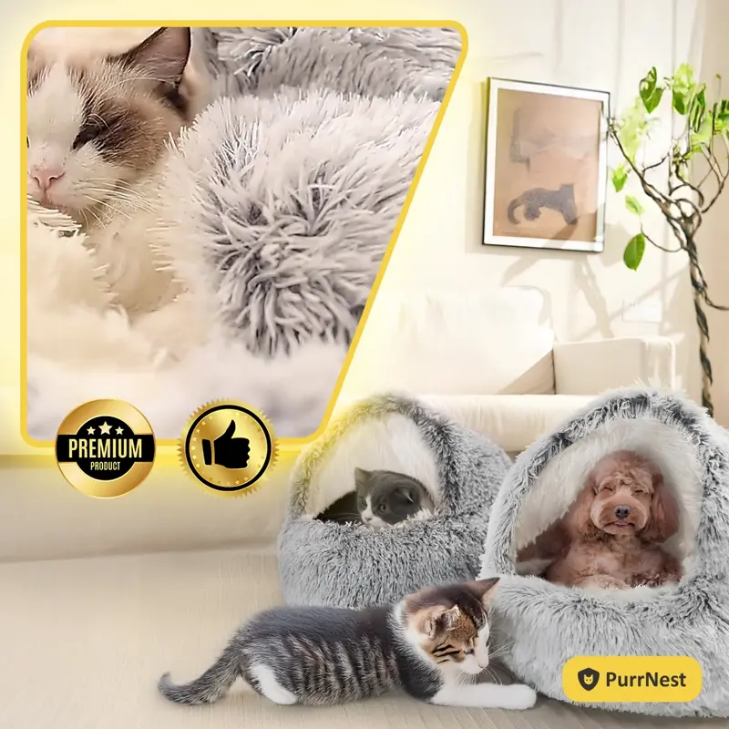 PurrNest - Κρεβάτι Αντι-Άγχους για Κατοικίδια