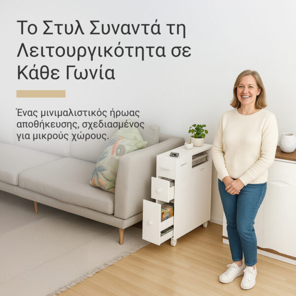 CornerEase™ - Λεπτή Γωνιακή Ντουλάπα για Μπάνιο - Image 2