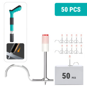 Καρφιά για RIVETSLAMMER™ – 50 τεμ. από κράμα χάλυβα, στρογγυλά χειροκίνητα με σφιγκτήρες σωλήνων