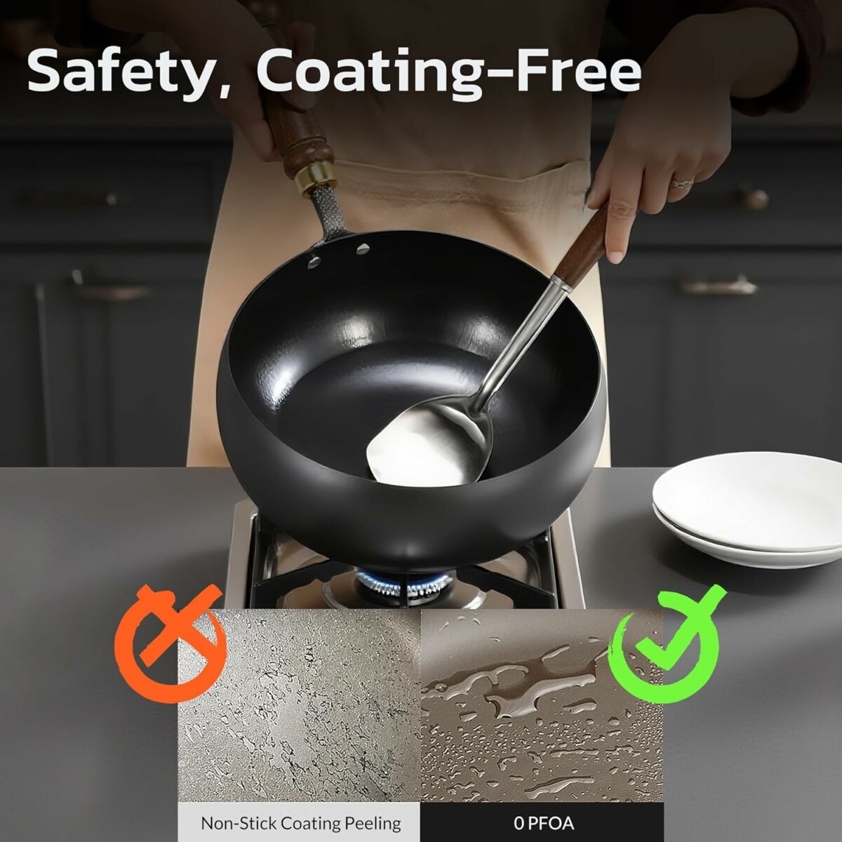 Ferona™ - Ιαπωνικό Τηγάνι Χωρίς Επίστρωση - Image 2