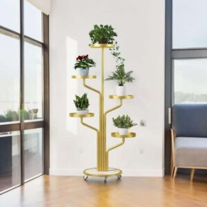 Alternative view of Floro™ - Κομψή βάση για φυτά με 5 επίπεδα και ρόδες